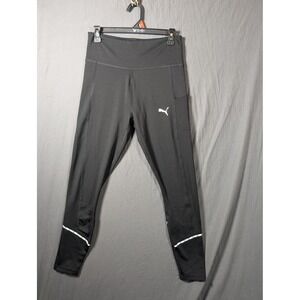 Puma Womens Size M Black Athletic Leggings‎